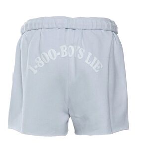 Light BLUE 1-800 BOYS LIE BASIC SHORTS sweatpant cotton L